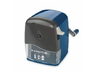 Hegyező, egylyukú, asztali, STAEDTLER, kék