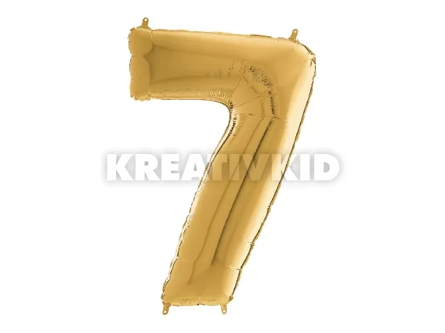 Héliumos fólia lufi 7-es szám 65 cm