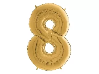 Héliumos fólia lufi 8-as szám 65 cm