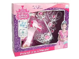 Hercegnő szett (ékszerek, papucs)