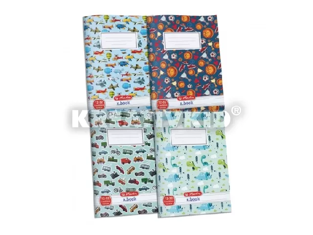 Füzet A5/12-32 3. osztályos vonalas Boys vonat