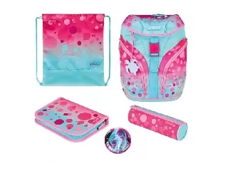 Herlitz Iskolatáska Loop üres Pink Bubbles