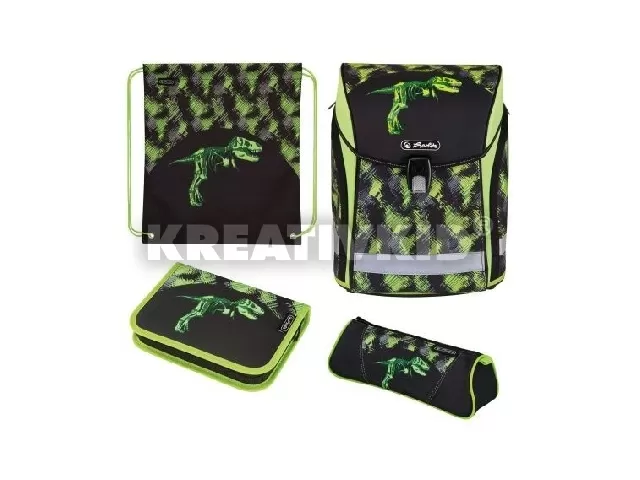 Herlitz Midi Plus iskolatáska szett Dino Skeleton