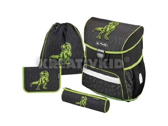 Herlitz iskolatáska szett - Loop Plus Green Dínó