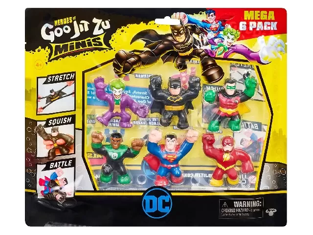 HEROES of Goo Jit Zu DC nyújtható minifigura 6db
