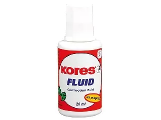 Hibajavító folyadék, oldószeres, 20 ml, KORES 