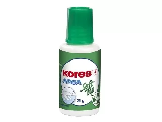 Hibajavító folyadék, vízbázisú, szivacsos, 20 ml, KORES 