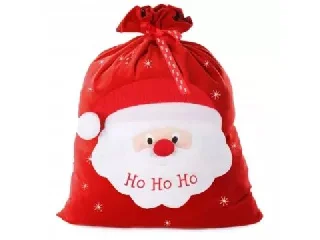 Ho-ho-hó! Exkluzív mikulás zsák - 50 x 75 cm