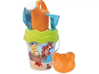 Homokozó készlet vödörrel – Poppy Friends, 17 cm