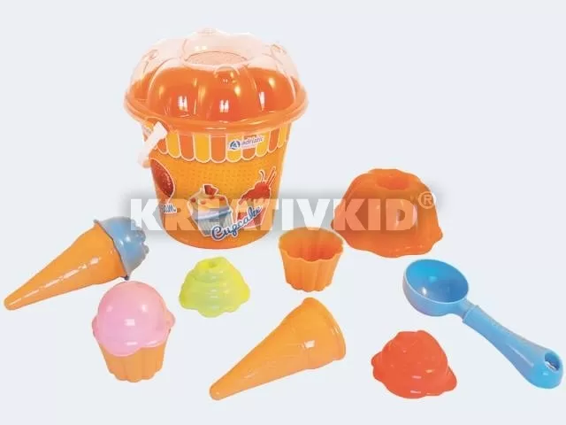 Homokozószett cukrászos