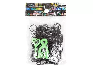 Horgolható szilikon karkötő - neon, többféle