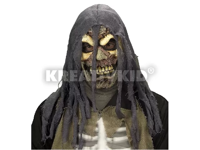 Horror maszk rongycsuklyával