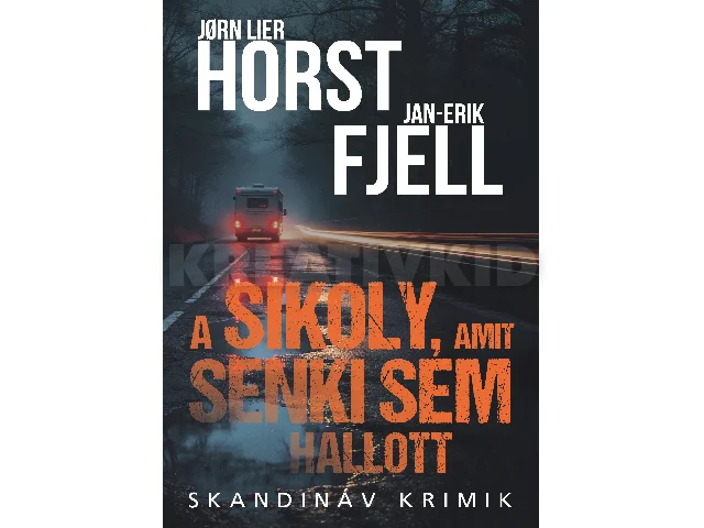HORST, JORN LIER - FJELL, JAN-ERIK: A SIKOLY, AMIT SENKI SEM HALLOTT - SKANDINÁV KRIMIK