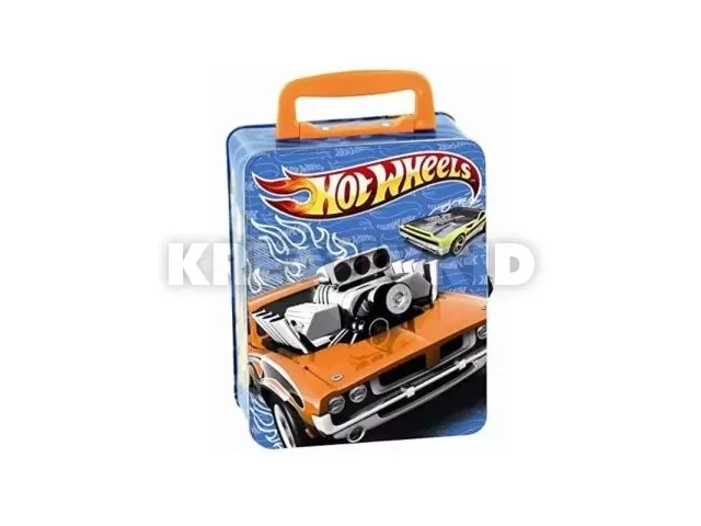 Hot Wheels: Autótároló bőrönd 18 autóra