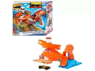 Hot Wheels city közepes pálya Ádáz poliptámadás