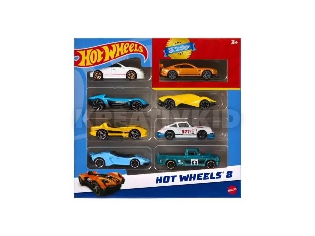 Hot Wheels: Kisautó csomag - 8-db-os