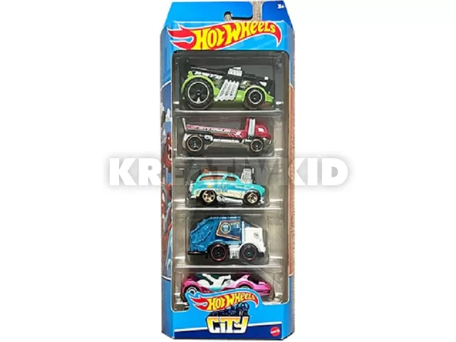 Hot Wheels kisautók 5db-os szett - Hw city 2