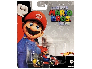 Hot Wheels Mario Kart karakter kisautó -The Super Mario Bros movie 