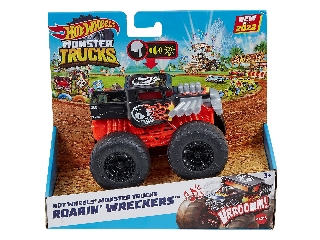 Hot wheels monster trucks autó fénnyel és hanggal Boneshaker