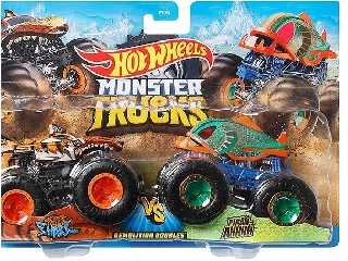 Hot Wheels Monster Truck 2-es csomag Tiger Shark vs. Piranahhhh