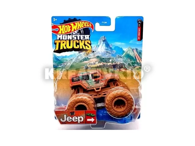 Hot Wheels Monster Trucks autók Jeep