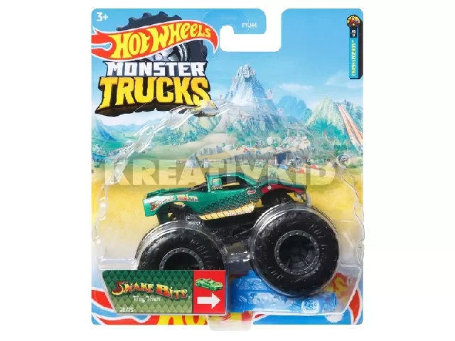 Hot Wheels Monster Trucks autók Snake Bite
