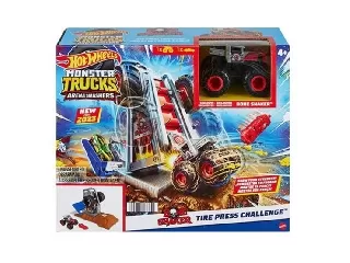 Hot wheels Monster trucks live aréna - Bone Shaker Tire Press elődöntő 
