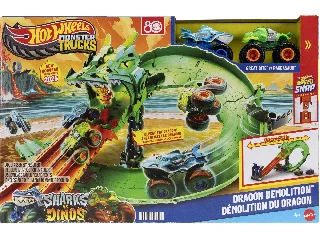 Hot wheels Monster trucks sárkányfutam pályaszett