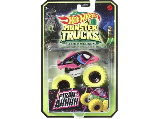Hot Wheels Monster Trucks sötétben világító autó Piran-Ahhhh