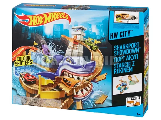 Hot Wheels Színváltós kisautók - Cápatámadás