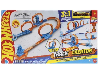 Hot wheels track creator - tripla hurok pálya