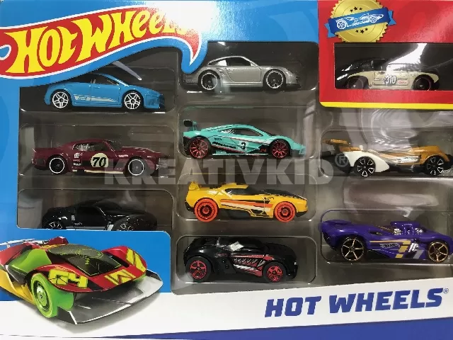 Hot Wheels kisautók 10 darabos készlet 19.