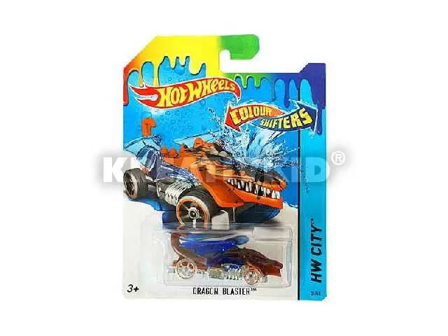 Hot Wheels Színváltós kisautó Dragon Blaster