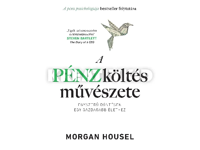 HOUSEL, MORGAN: A PÉNZKÖLTÉS MŰVÉSZETE - EGYSZERŰ DÖNTÉSEK EGY GAZDAGABB ÉLETHEZ