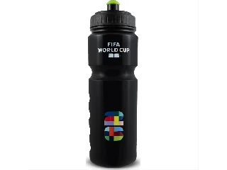 Hy-Pro Műanyag kulacs, FIFA, 750 ml - fekete