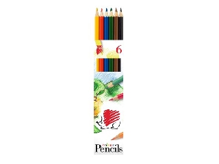 ICO - Hatszögletű színes ceruza készlet