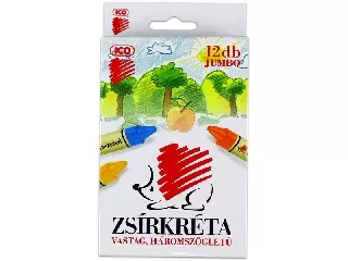 ICO Süni 12 darabos háromszögletű zsírkréta