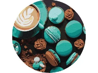 Ideyka: Festés számok szerint, Csokoládé pillanat - 39 cm