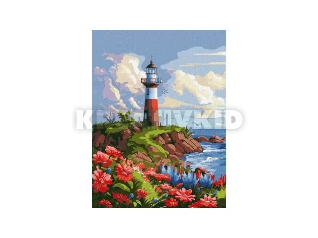 Ideyka: Festés számok szerint, Festői táj - 30 x 40 cm