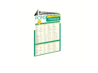 IGÉK KÖNNYEDÉN - FRANCIA - PONS (ÚJ)