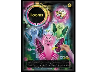 Illooms LED lufi - Pillangó 3 db-os