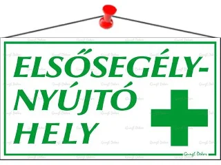 Információs tábla, 22,5x12,5 cm,