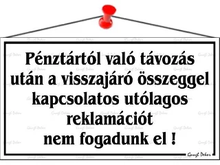 Információs tábla, 22,5x12,5 cm,