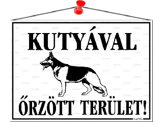 Információs tábla, 35x25 cm, 