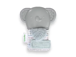 Ingenuity Csörgő/rágóka elefántos kesztyű, Van, 3 hó+