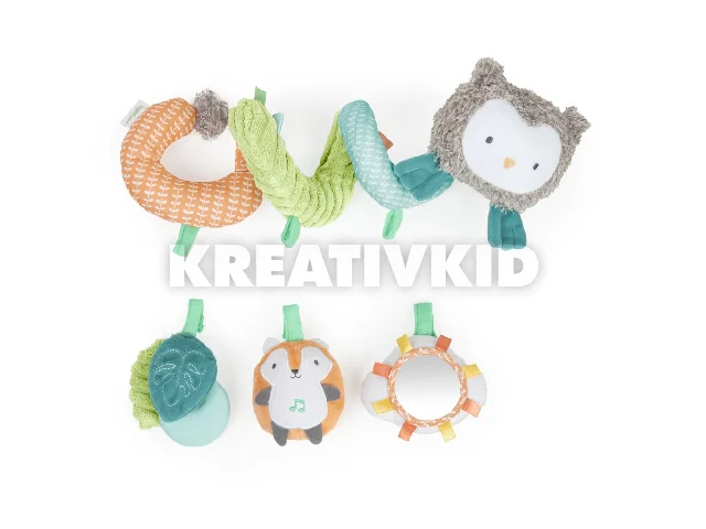 Ingenuity Plüss spirál aktivitással, Nally and Friends™, 0 hó+