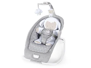 Ingenuity Rezgő hintaszék dallamokkal, Cuddle Lamb, 0 hó+ 18 kg-ig, 2019