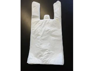 Ingvállas tasak, fehér, 19x8x39 cm