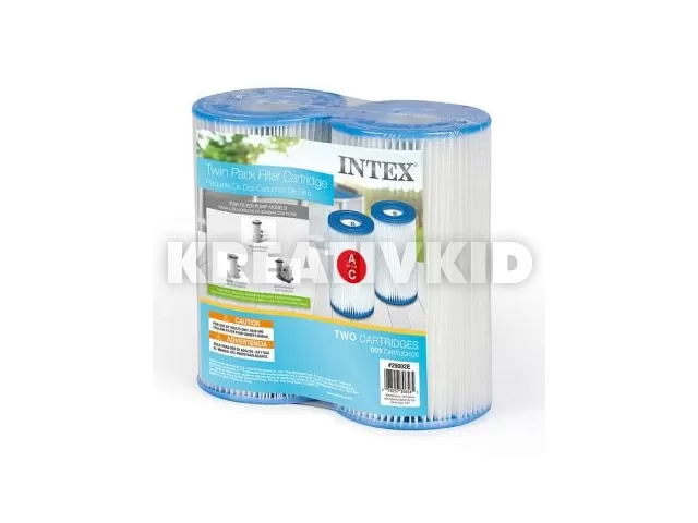 Intex: A típusú papírszűrő filter - 2 db