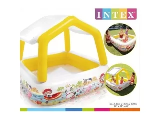 Intex: Gyermek pancsoló árnyékolóval - 157 x 157 x 122 cm